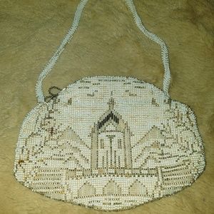 VINTAGE BEADED WOMENS SLUTCH PURSE1930'S